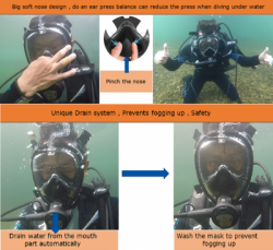 large mask full face freemask diving balidiveshop 2